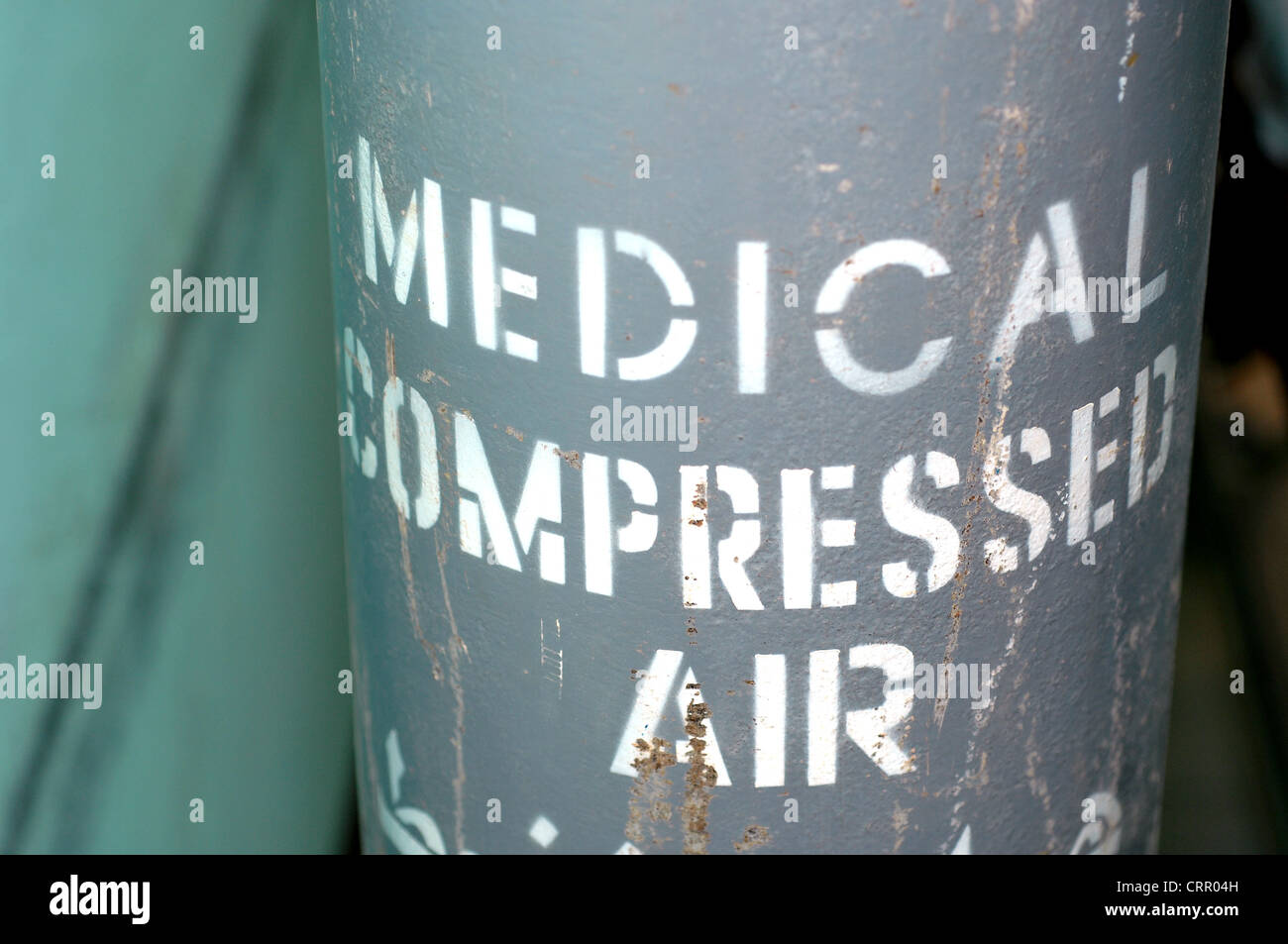 Medical compressed air (Oxygen Stock Photo Alamy