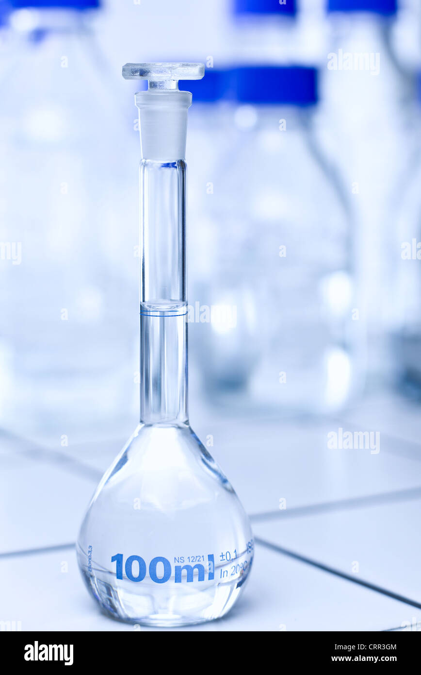 chemistry research lab glassware equipment Stock Photo Alamy