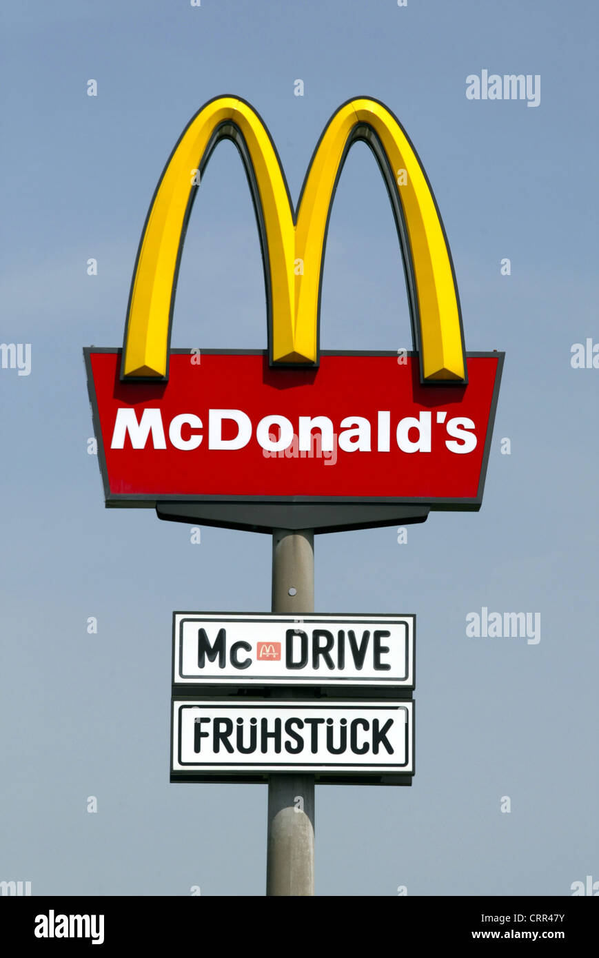 McDonald's corporate logo Stock Photo Alamy