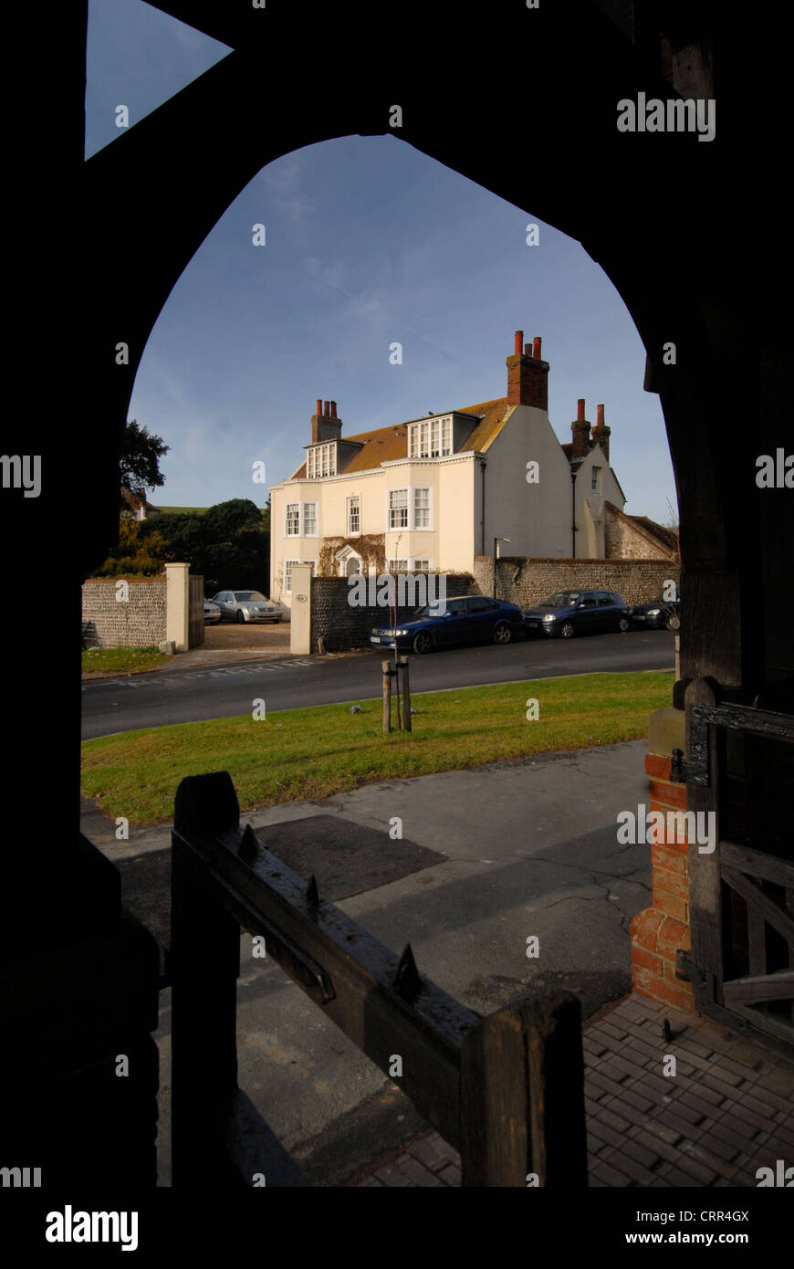 Rudyard Kipling's house, The Elms, in Rottingdean, East Sussex Stock