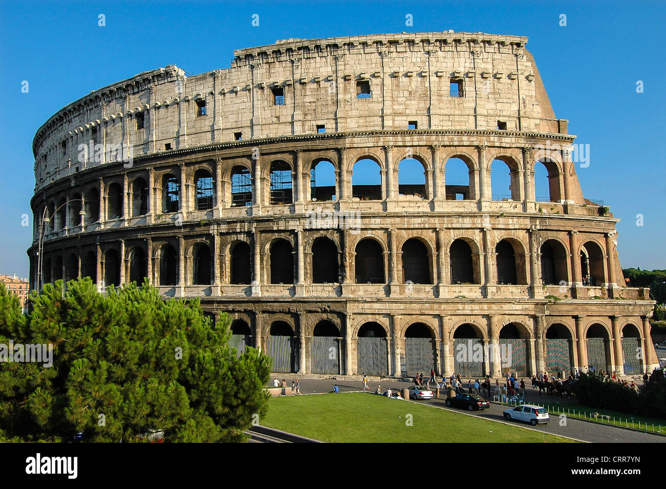 Italia Lazio Roma Il Colosseo | Italy Lazio Latium Rome The Coliseum Stock Photo