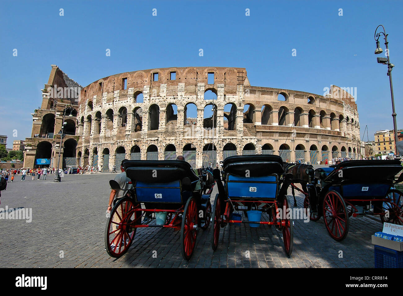 Europe Italy Lazio Latium Rome The Coliseum Stock Photo