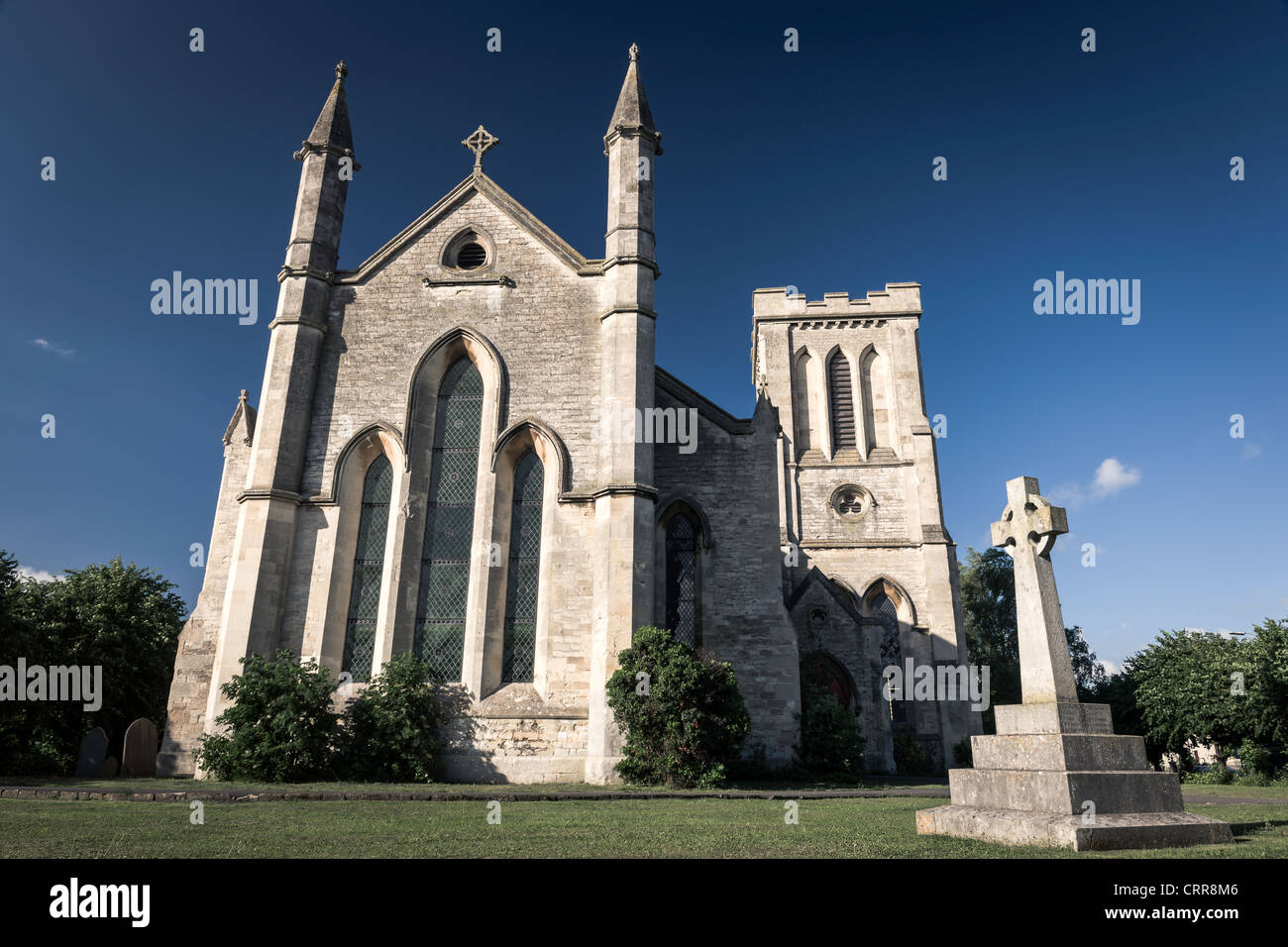 The holy trinity church trowbridge stock photo alamy