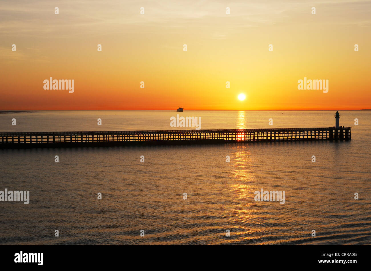 Car Ferry approaching harbour (ferry port) Calais. PasdeCalais