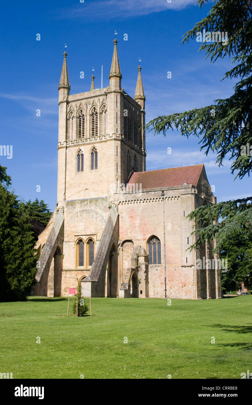 Pershore Abbey Worcestershire England UK Stock Photo Alamy
