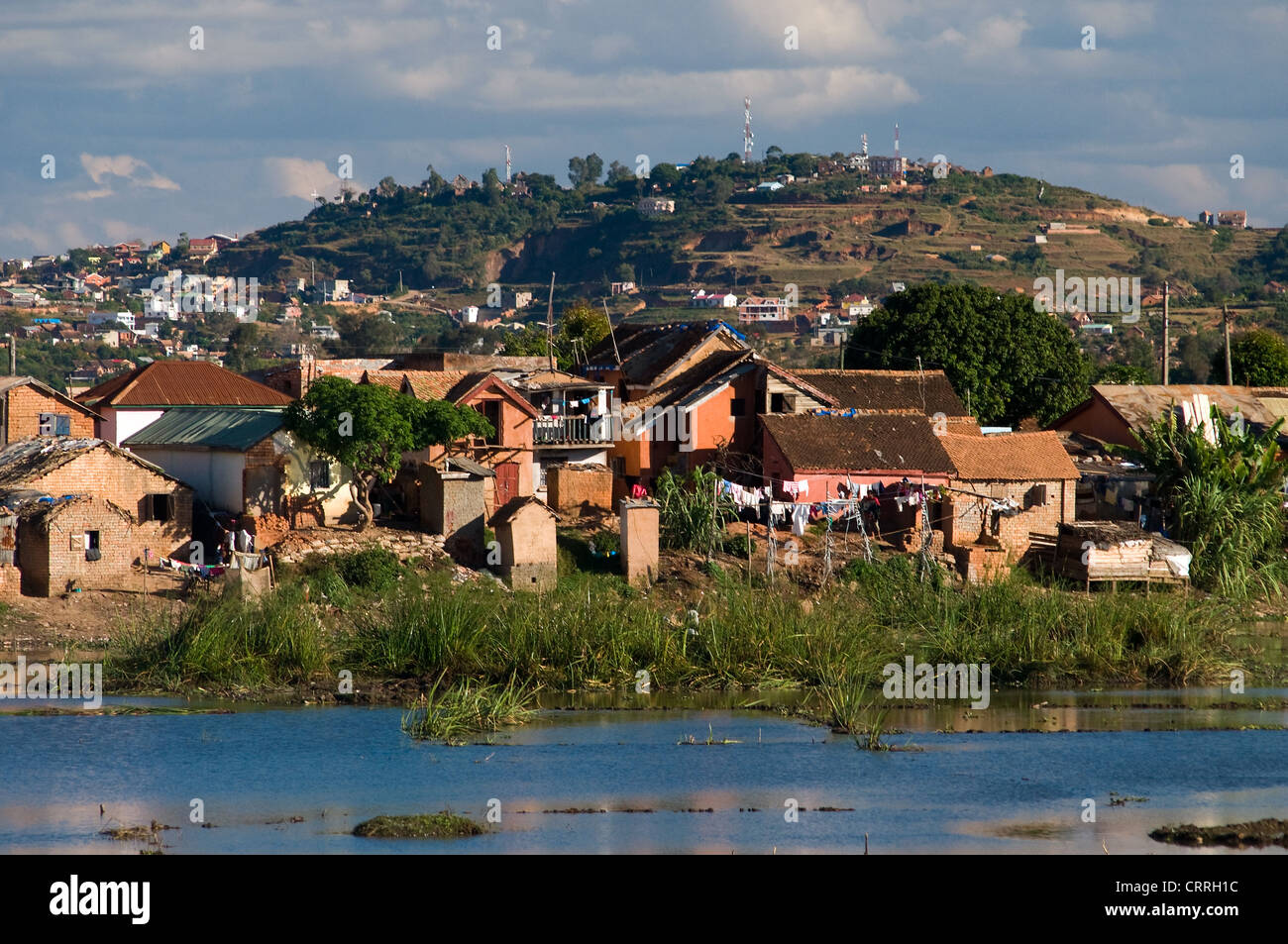 Madagascar Cities Rural Northern Suburb and rural scene, Antananarivo, Madagascar Stock Photo ...