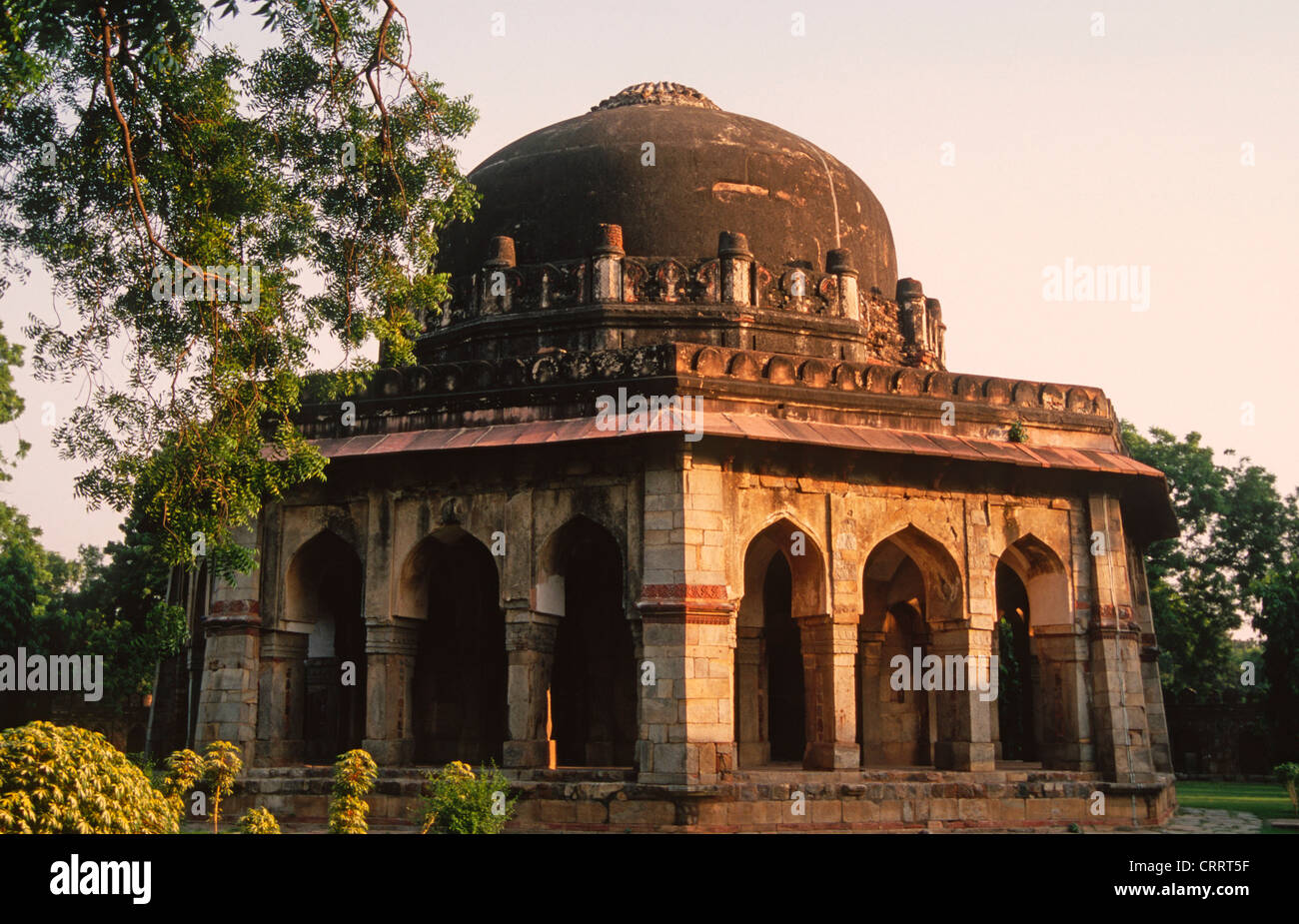 India; Delhi, Lodi Gardens, Lodi Tombs, Stock Photo