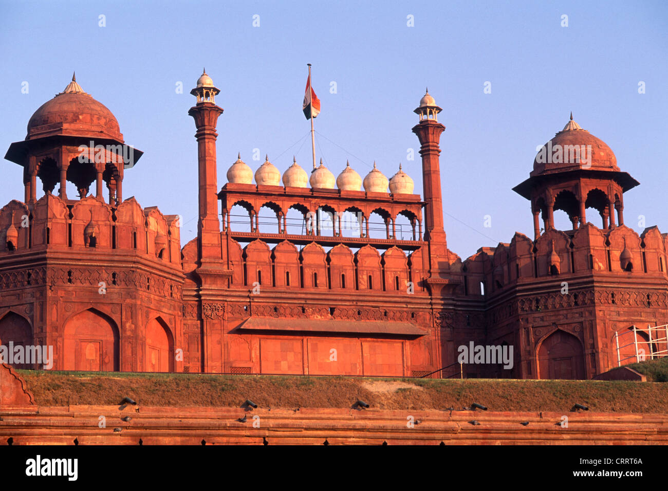 India; Delhi, Red Fort, Lahore Gate Stock Photo Alamy