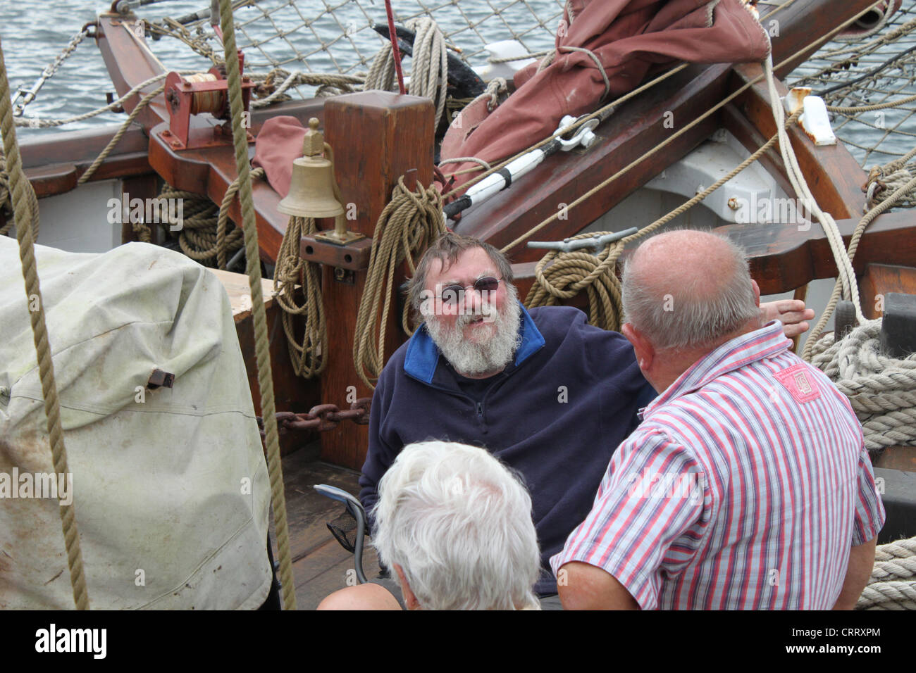 Skipper Kathleen and May Tall Ship Stock Photo