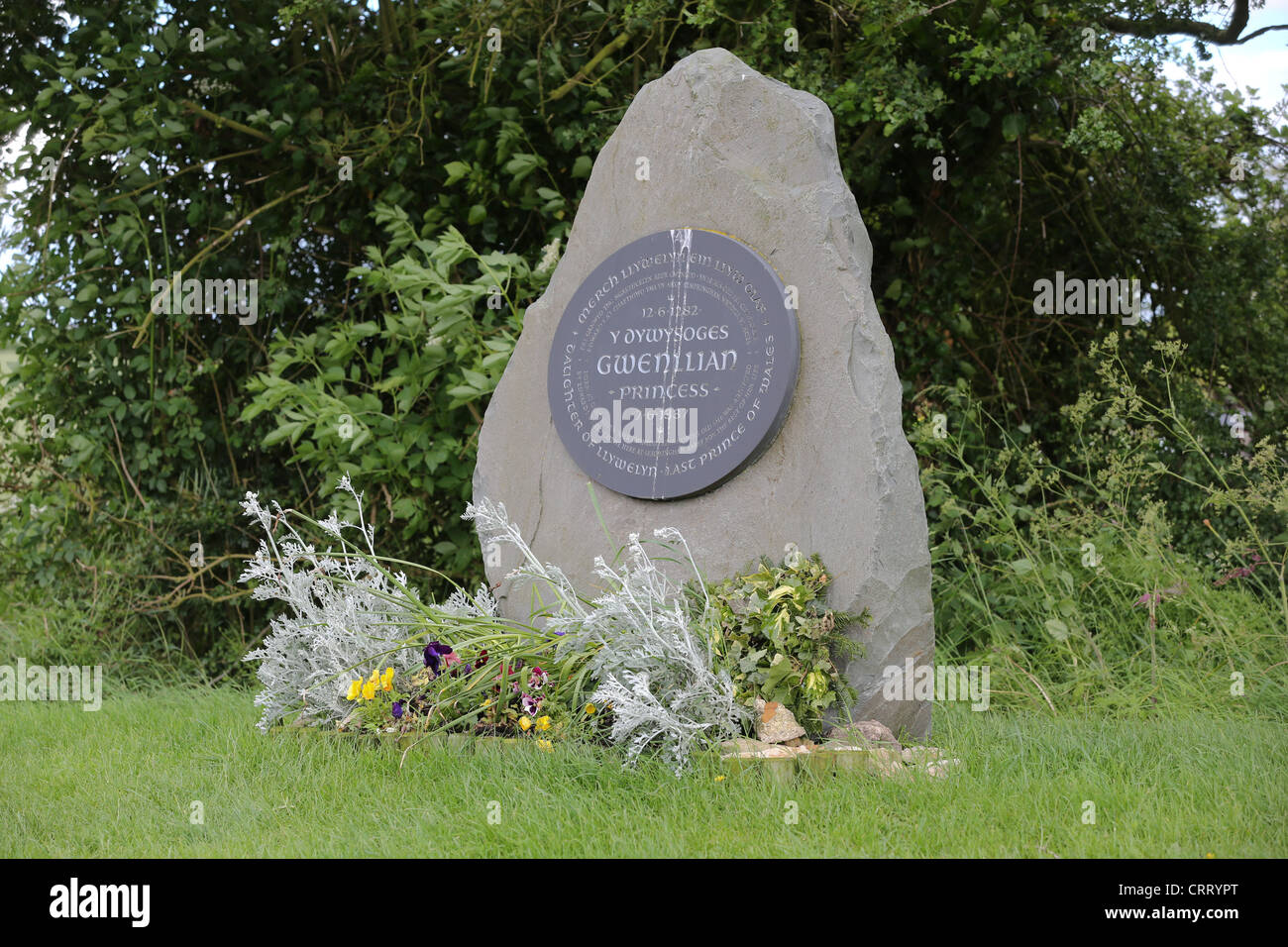 Sempringham Abbey Church,Sempringham, Monument to Gwenllian of Wales Stock Photo