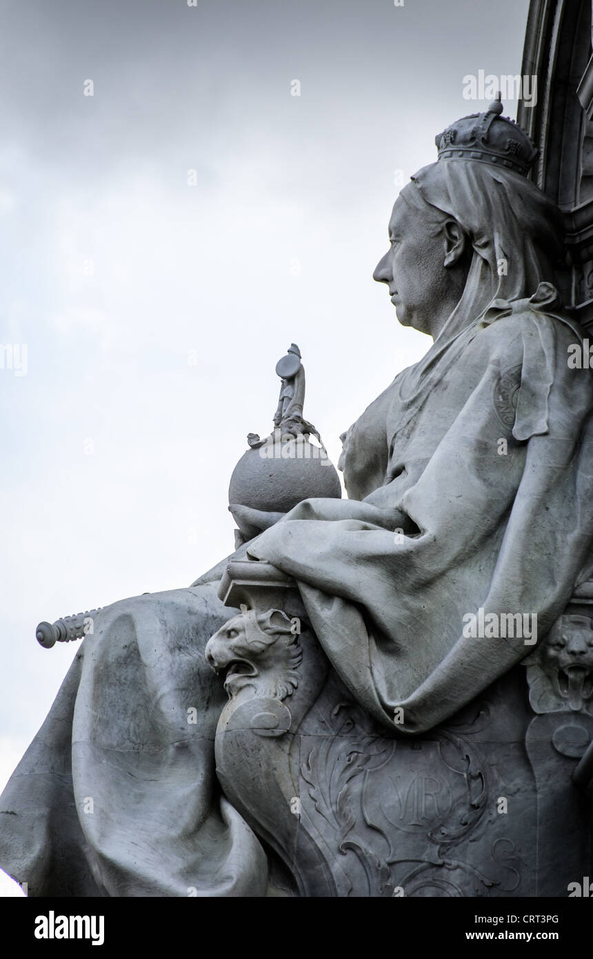LONDON, United Kingdom — The Victoria Memorial Statue, a grand monument situated in front of