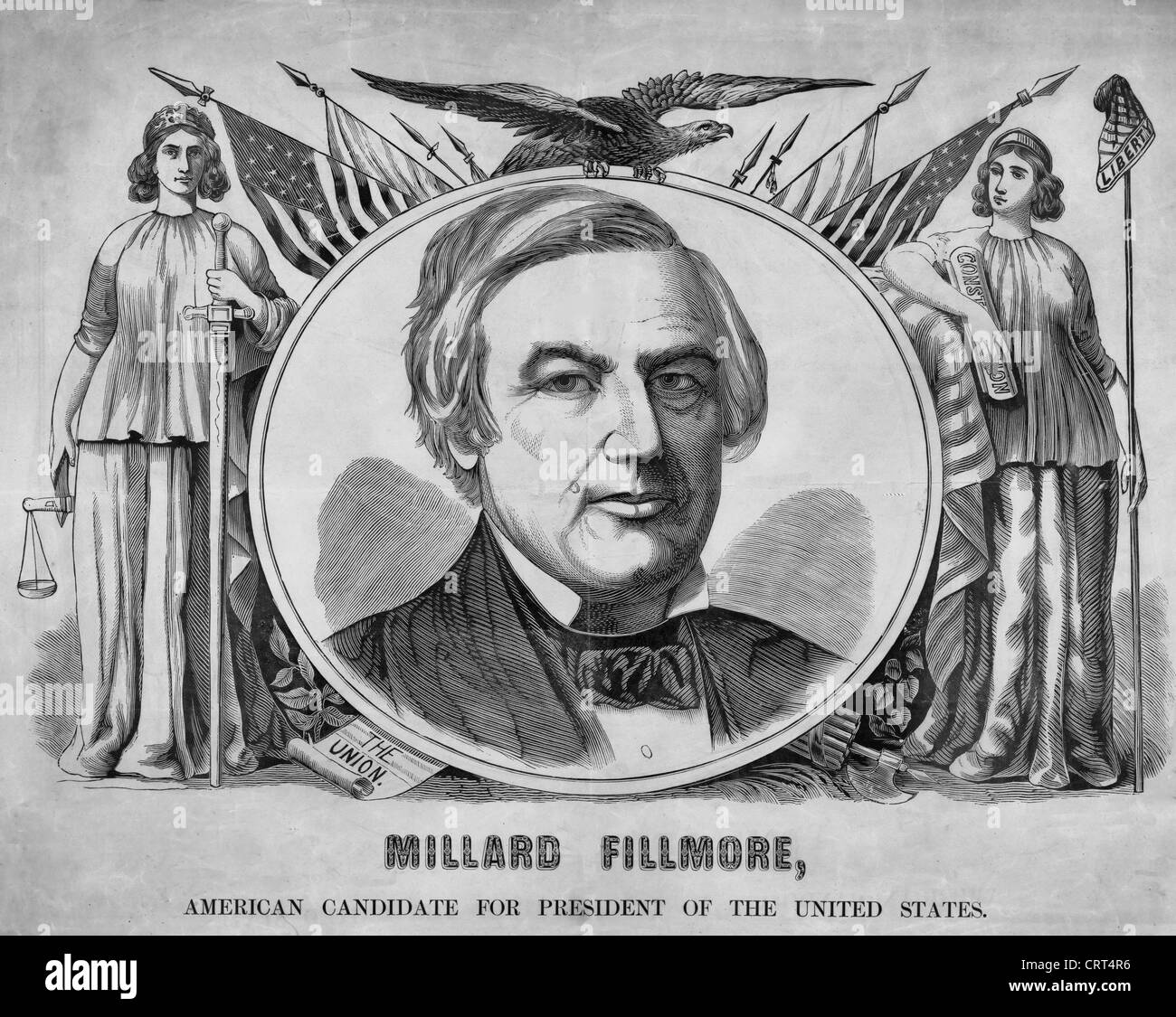 Millard Fillmore - American Candidate for President of the United States Stock Photo