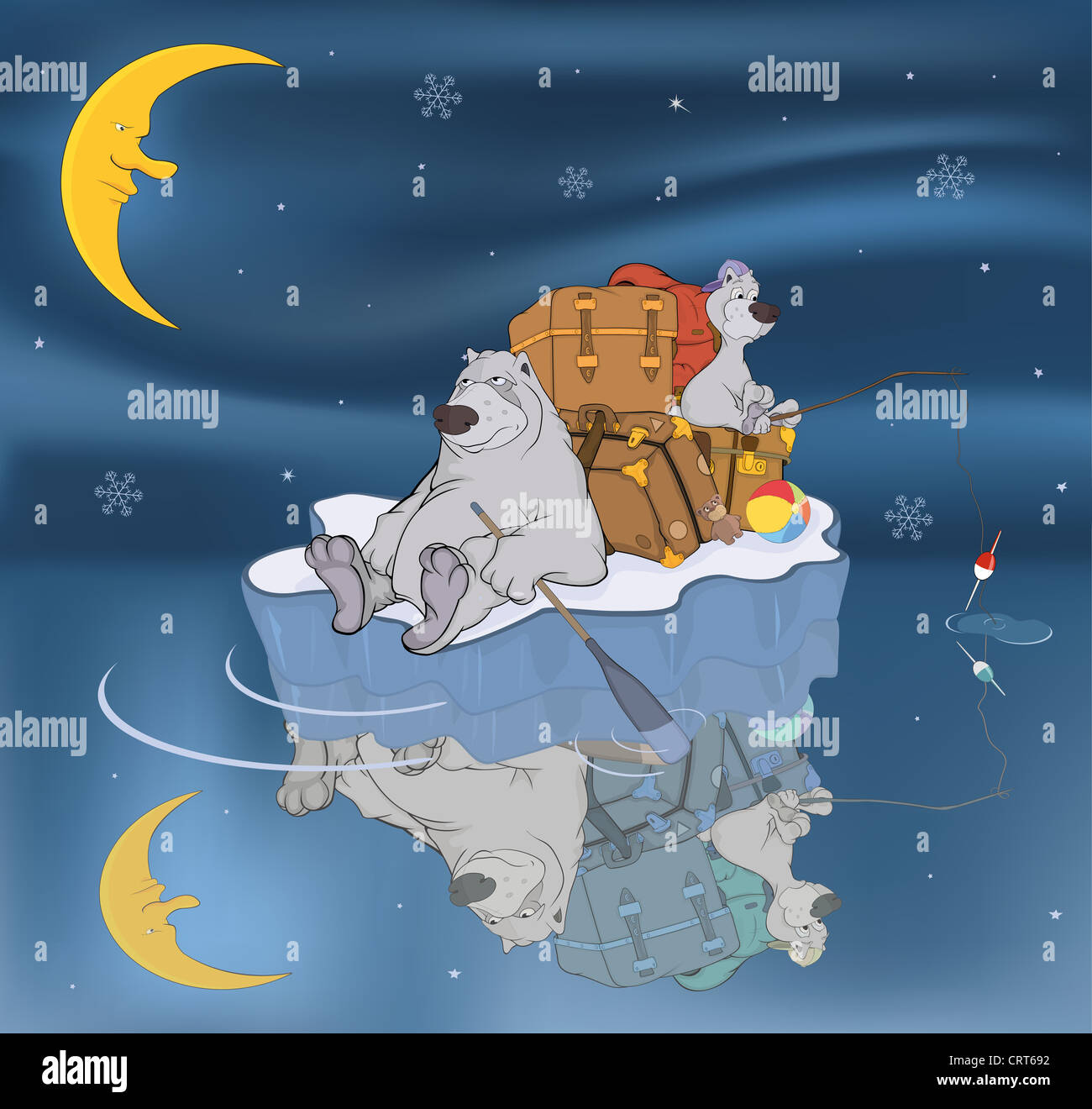 Polar bear fishing hi-res stock photography and images - Alamy