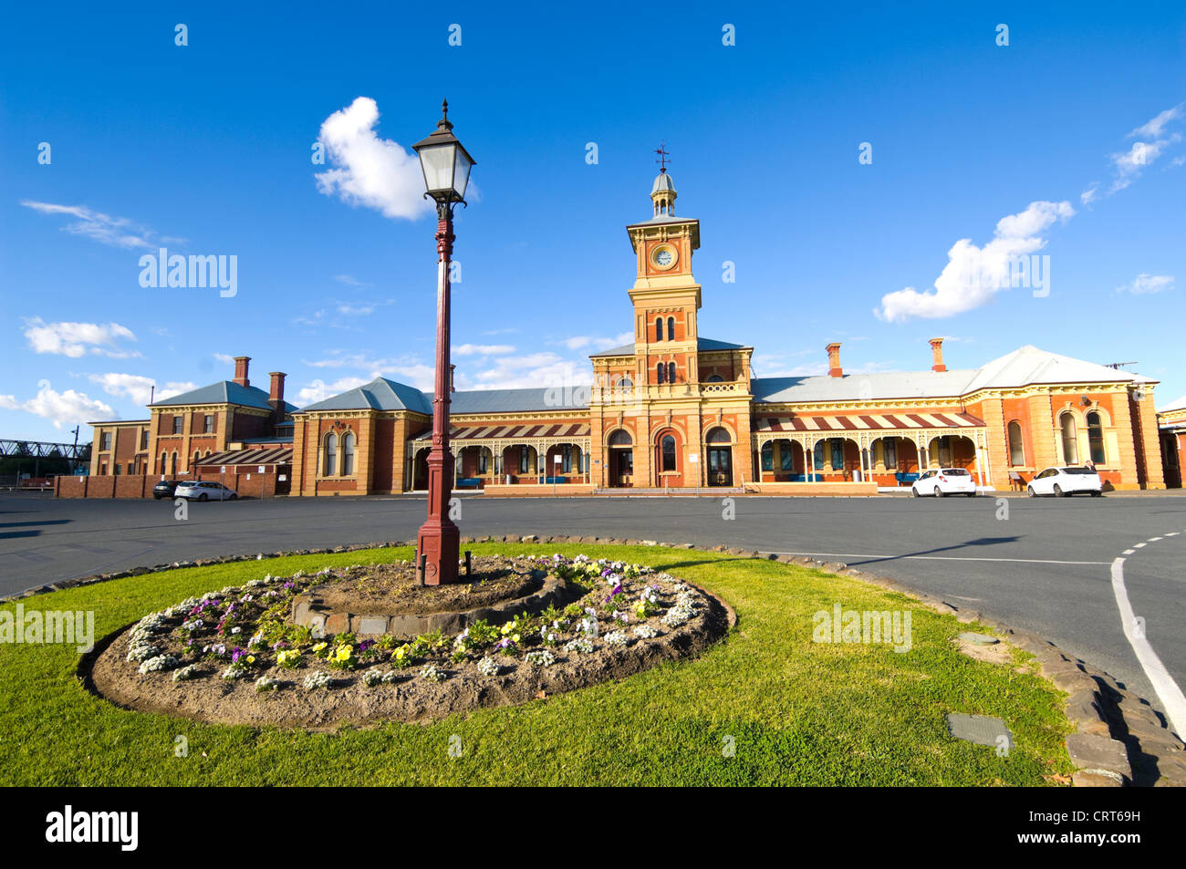 Historic Railway Station, 1881, Albury, New South Wales, Australia Stock Photo