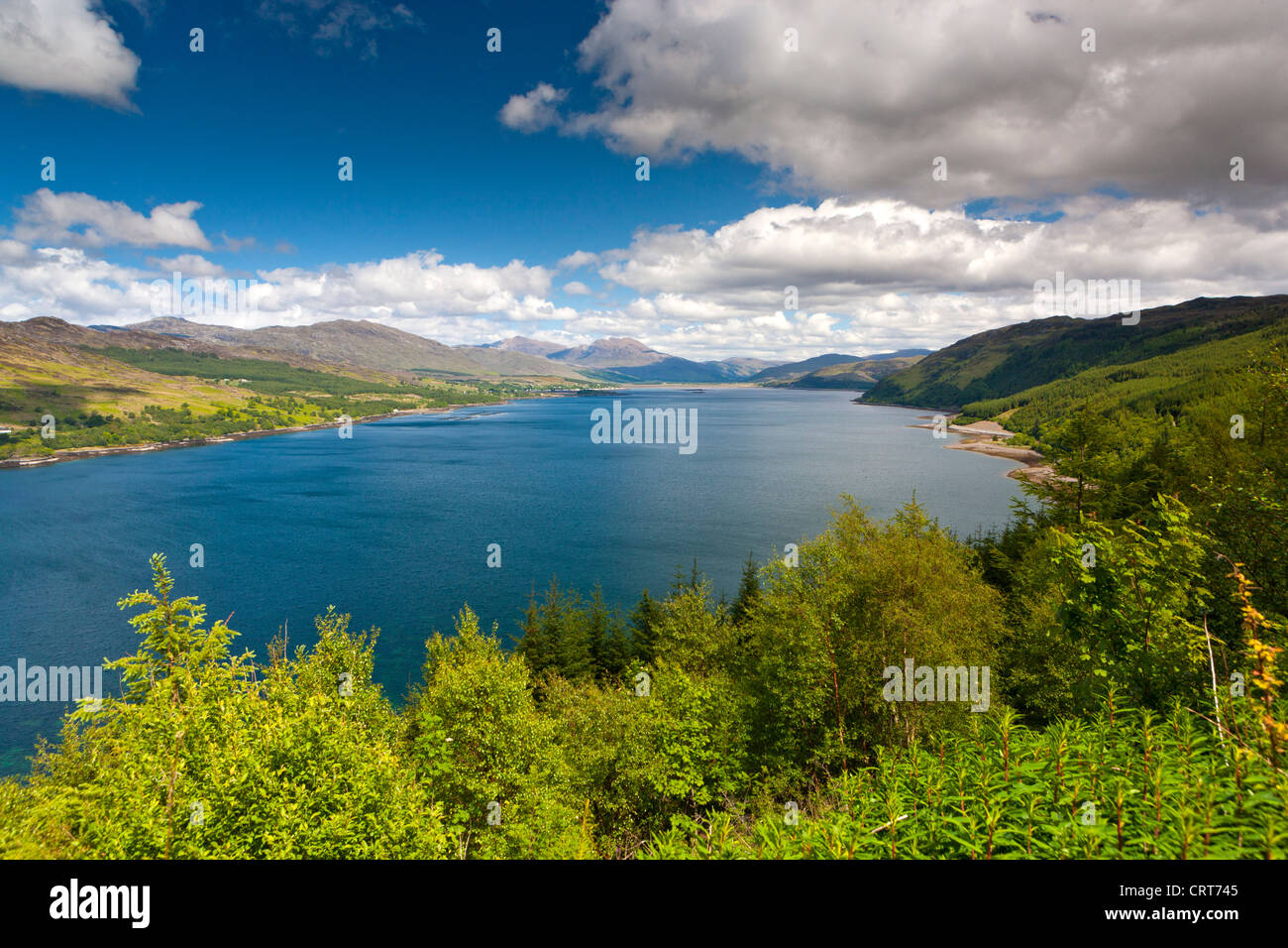 Loch Carron, Highlands, Scotland, United Kingdom, Europe Stock Photo