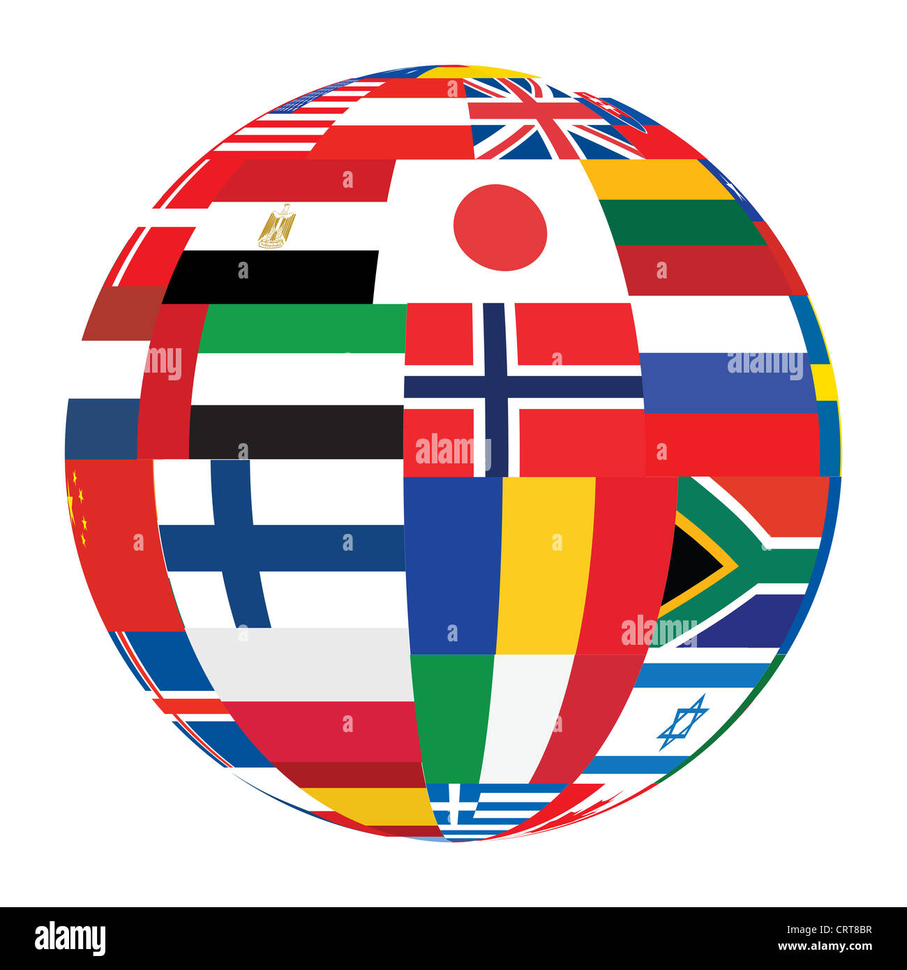 Flags of the world Cut Out Stock Images & Pictures - Alamy