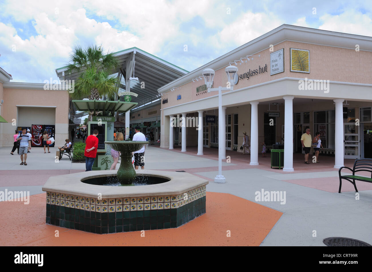 Plaza de las Palmas in Florida, USA Stock Photo - Alamy