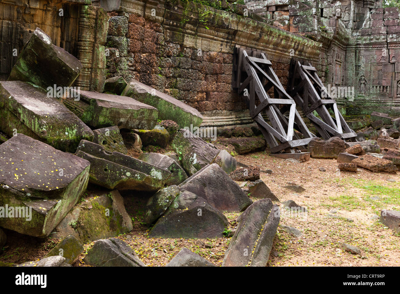 Ta Som Temple, Angkor, UNESCO World Heritage Site, Siem Reap, Cambodia, Asia Stock Photo