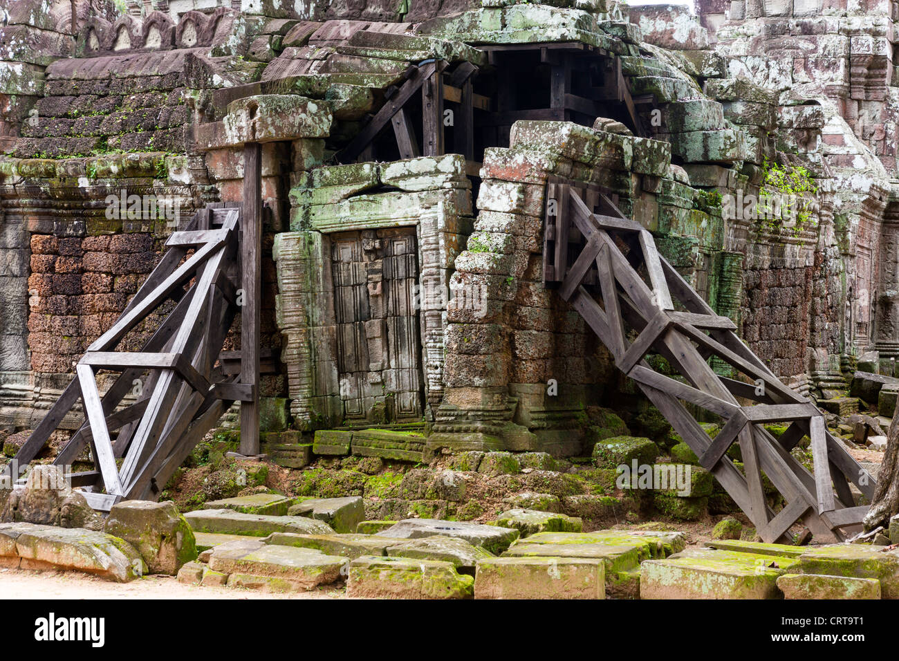 Ta Som Temple, Angkor, UNESCO World Heritage Site, Siem Reap, Cambodia, Asia Stock Photo