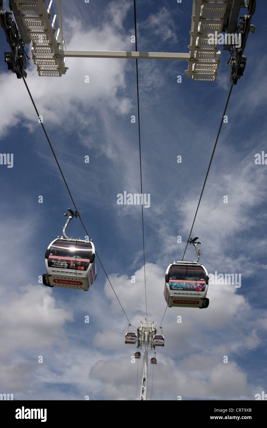 The Emirates airline cable car Stock Photo Alamy
