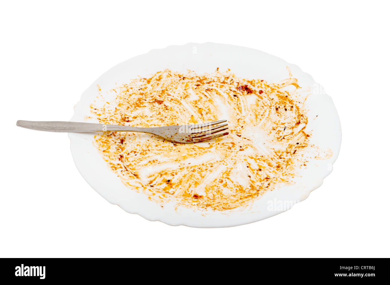 Empty plate food dirty hires stock photography and images Alamy