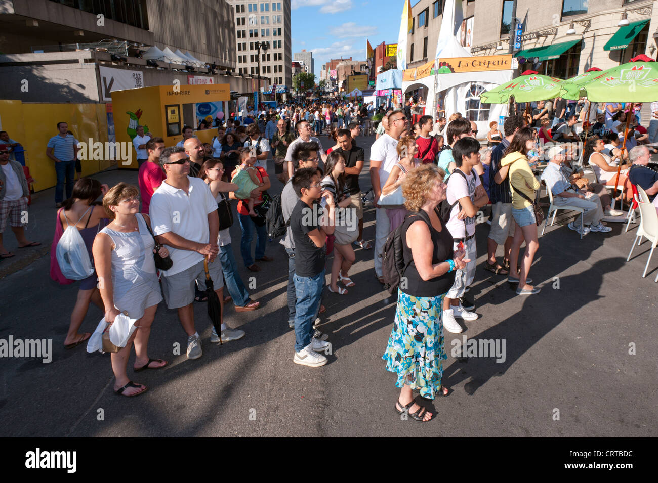 Attendance at the Just for Laughs Festival in Montreal, province of