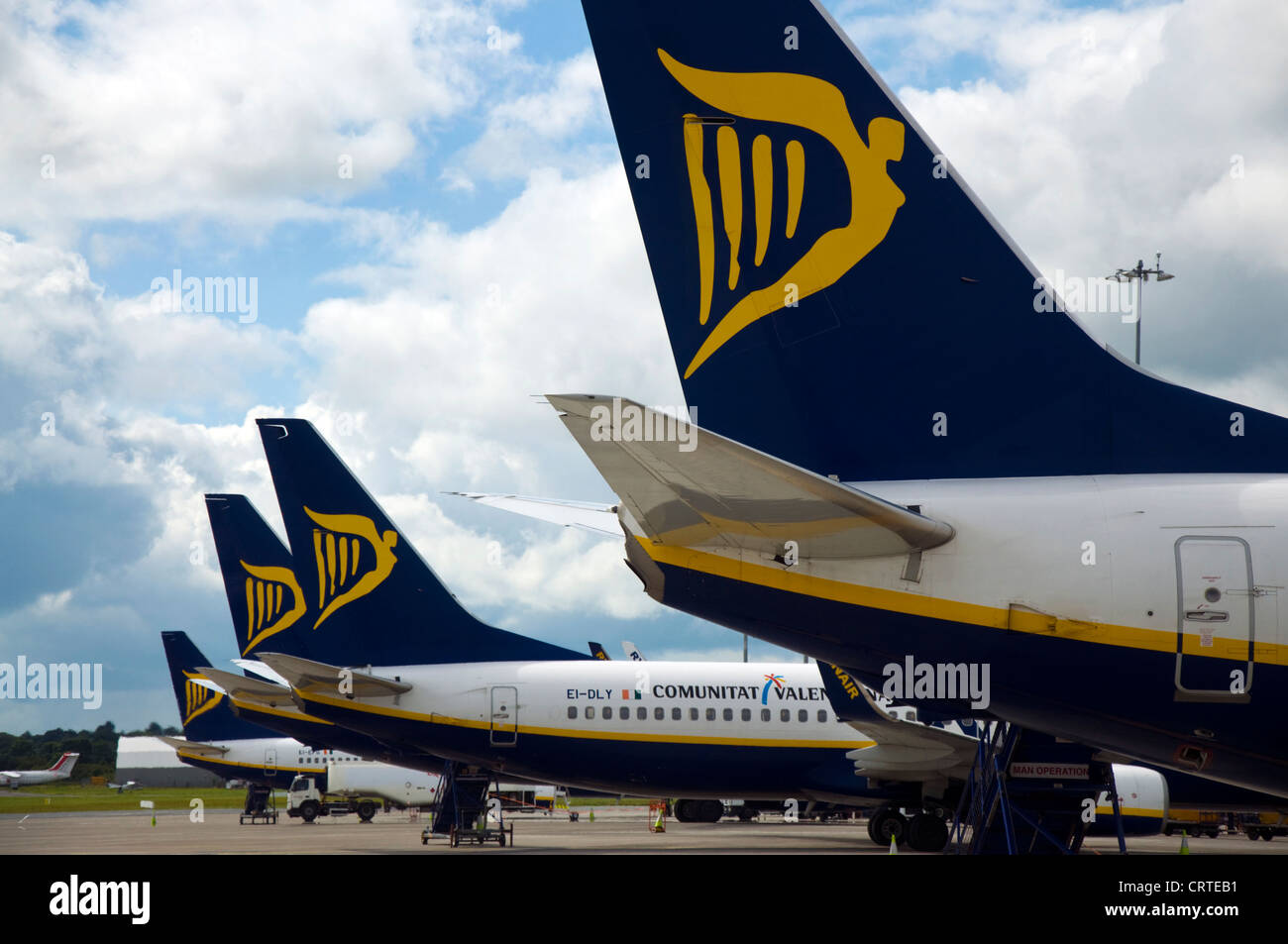 Ryanair Boeing 737800 series aircraft on the stand Stock Photo Alamy