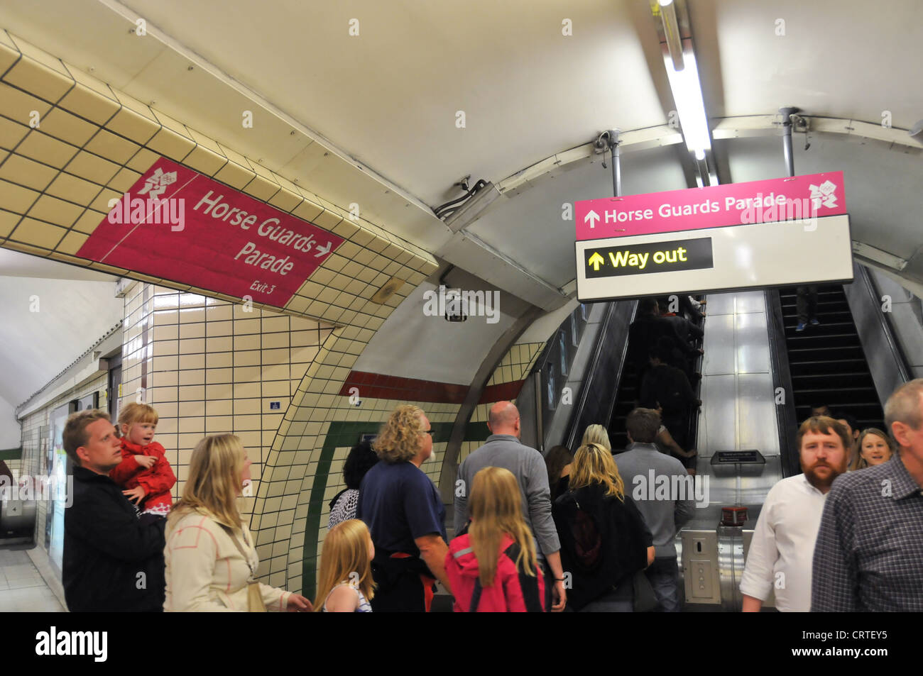 Olympics London 2012 directions Piccadilly Tube Underground station