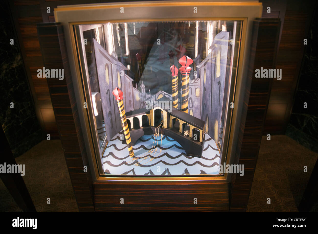 Inside the iconic Tiffany & Co Jewelry Store in New York City Fifth Avenue  looking down the spiral staircase to shop floor Stock Photo - Alamy