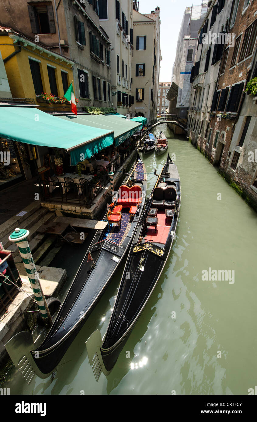 Gondolas Venice (Venezia) Veneto Italy Europe Stock Photo - Alamy