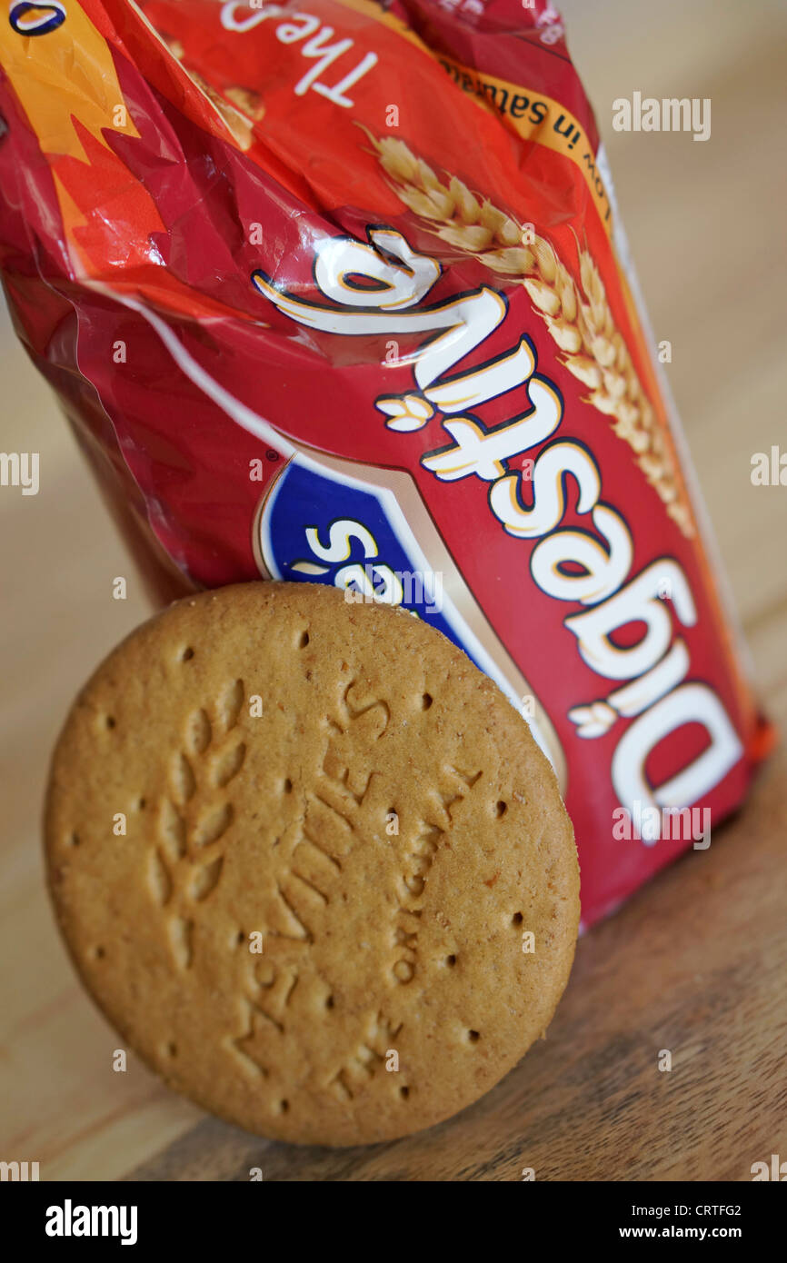Digestive Biscuits, McVities Stock Photo