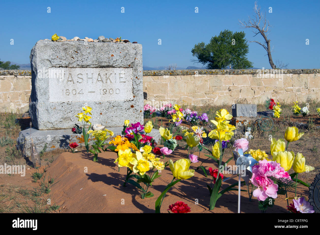 Fort Washakie, Wyoming Grave of Chief Washakie at the Fort Washakie
