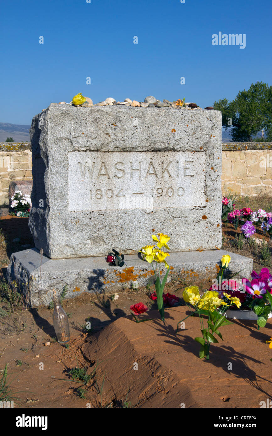 Fort Washakie, Wyoming Grave of Chief Washakie at the Fort Washakie