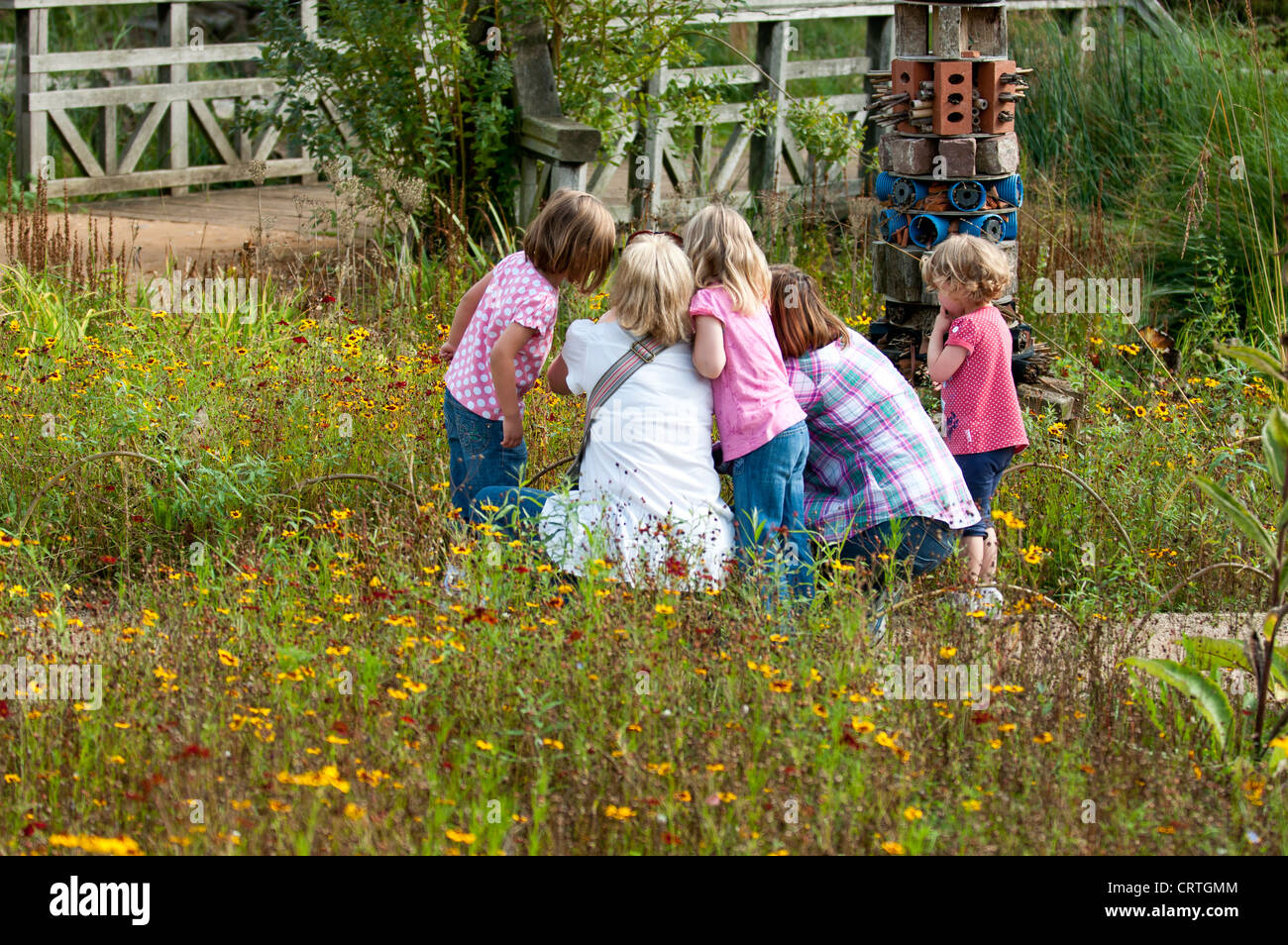 Group adults and children hi-res stock photography and images - Alamy