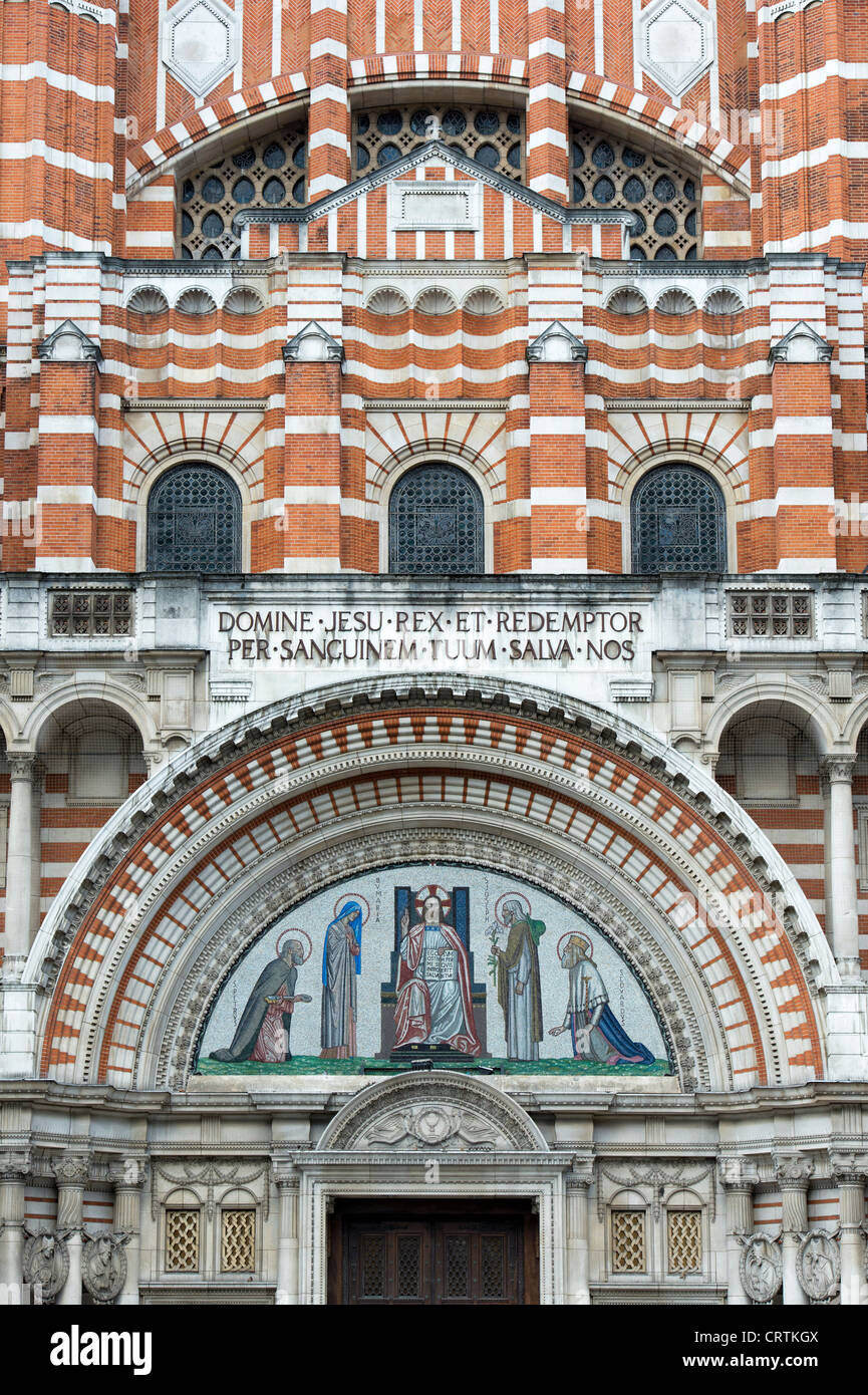 Westminster Cathedral. Victoria Street. London. England Stock Photo