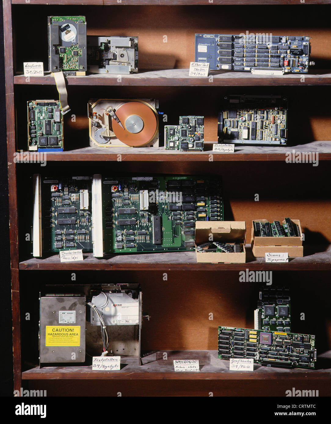 Shelf computer parts hi-res stock photography and images - Alamy
