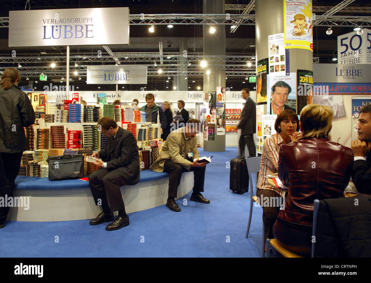 Luebbe's stand at the Frankfurt Book Fair Stock Photo - Alamy