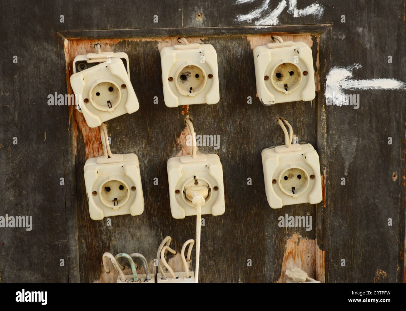 old outlets Stock Photo