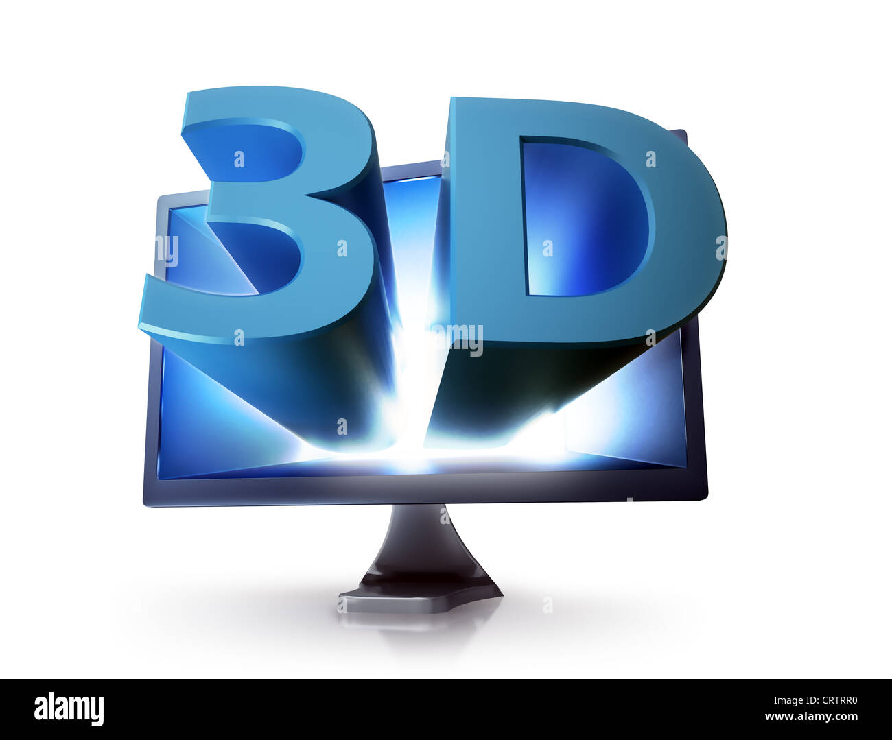 3D television concept image Stock Photo Alamy