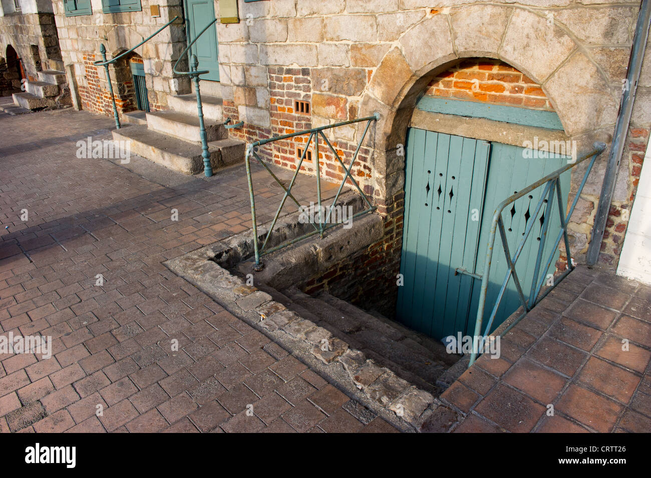 Old Basement With Steps Outdoor Stock Photo Alamy