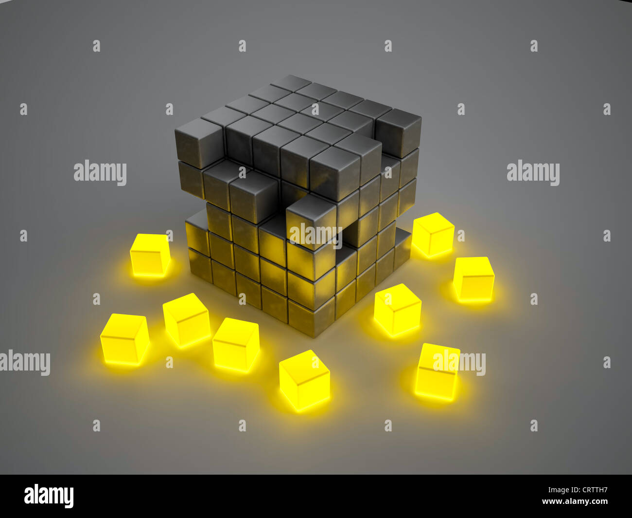 Glowing Cube High Resolution Stock Photography and Images - Alamy