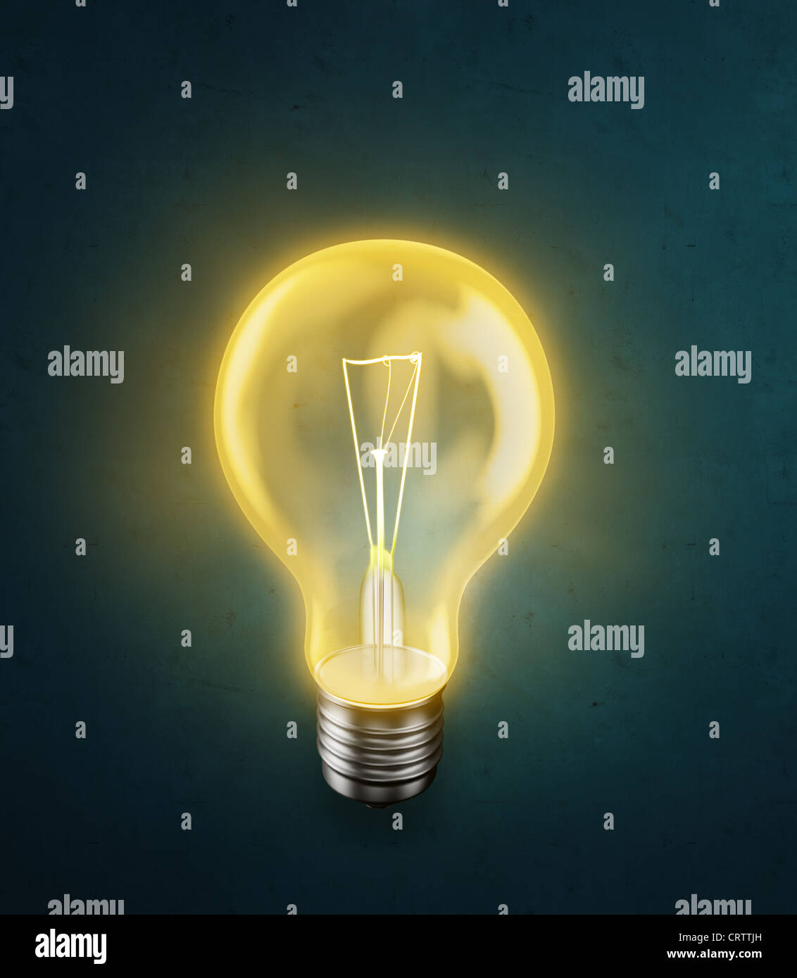 Glowing bulb energy concept illustration Stock Photo Alamy