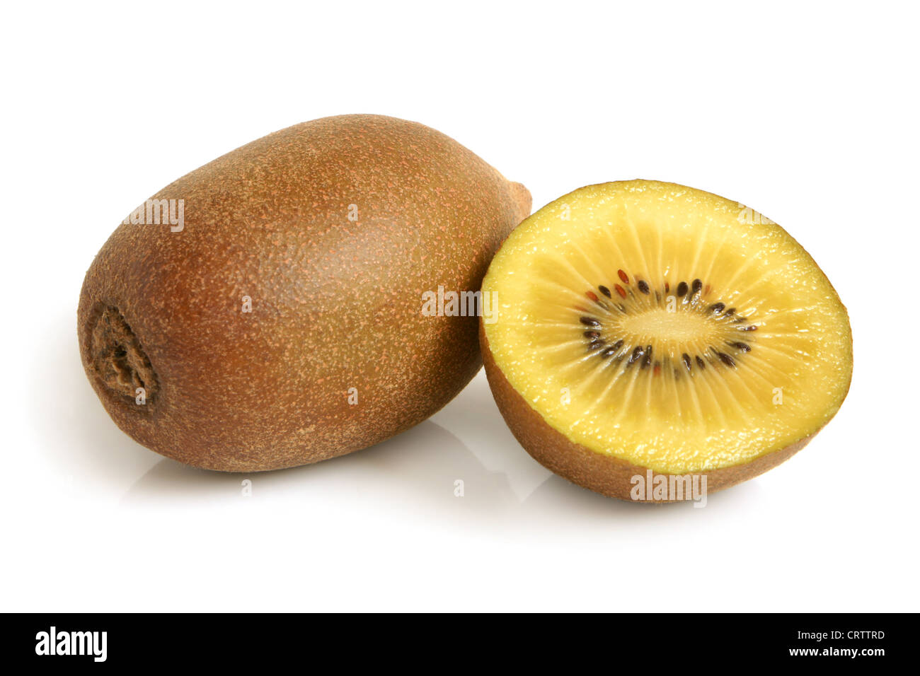 Gold kiwi fruit Stock Photo