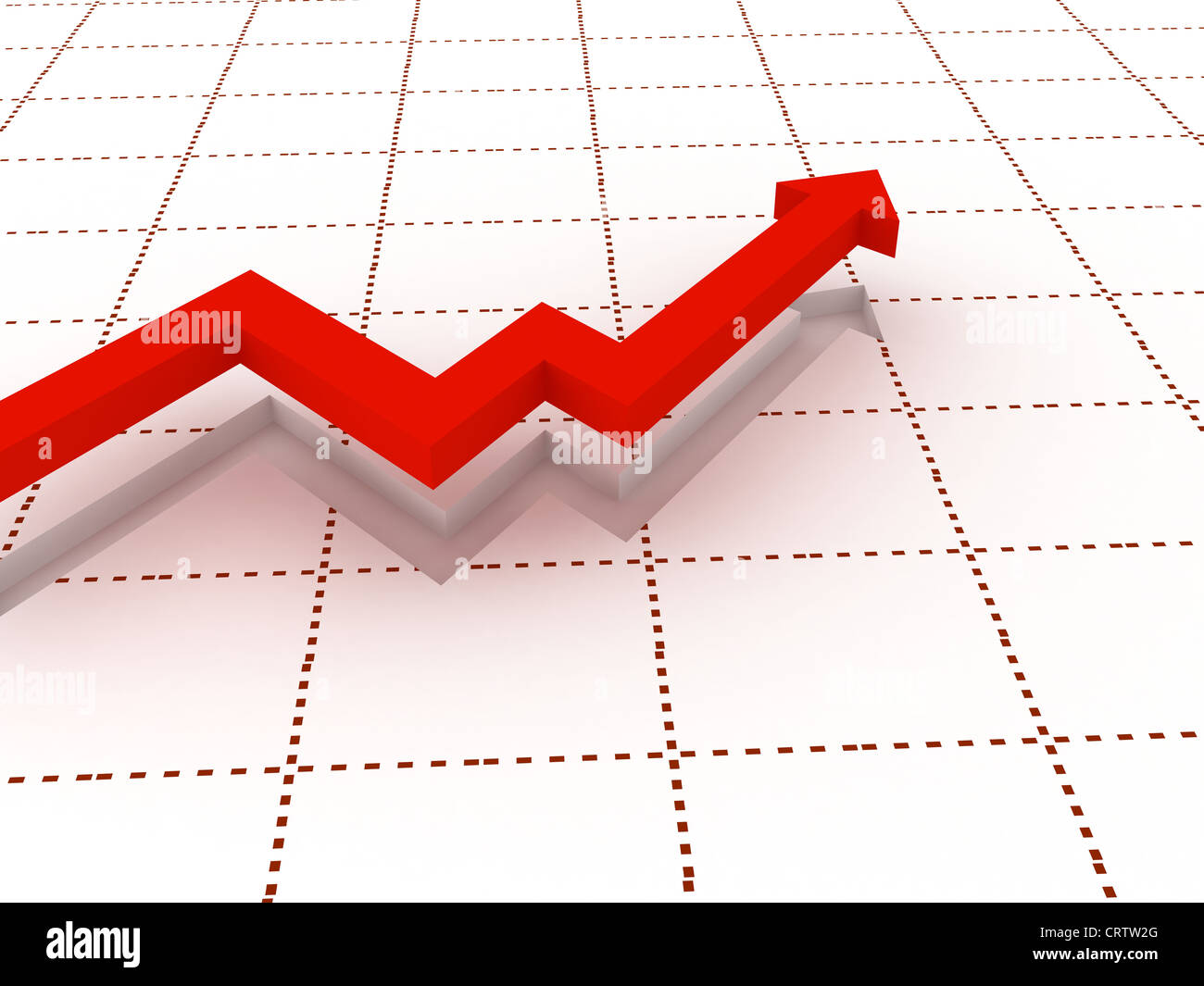 3d abstract chart for company presentation Stock Photo - Alamy