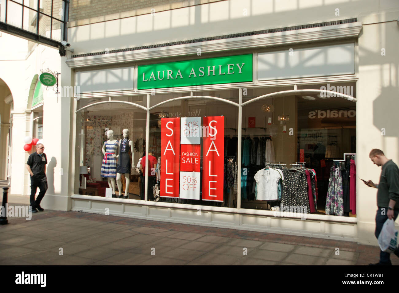 Laura Ashley fashion clothes store chain shop Worthing West Sussex UK with a sale on Stock Photo Alamy