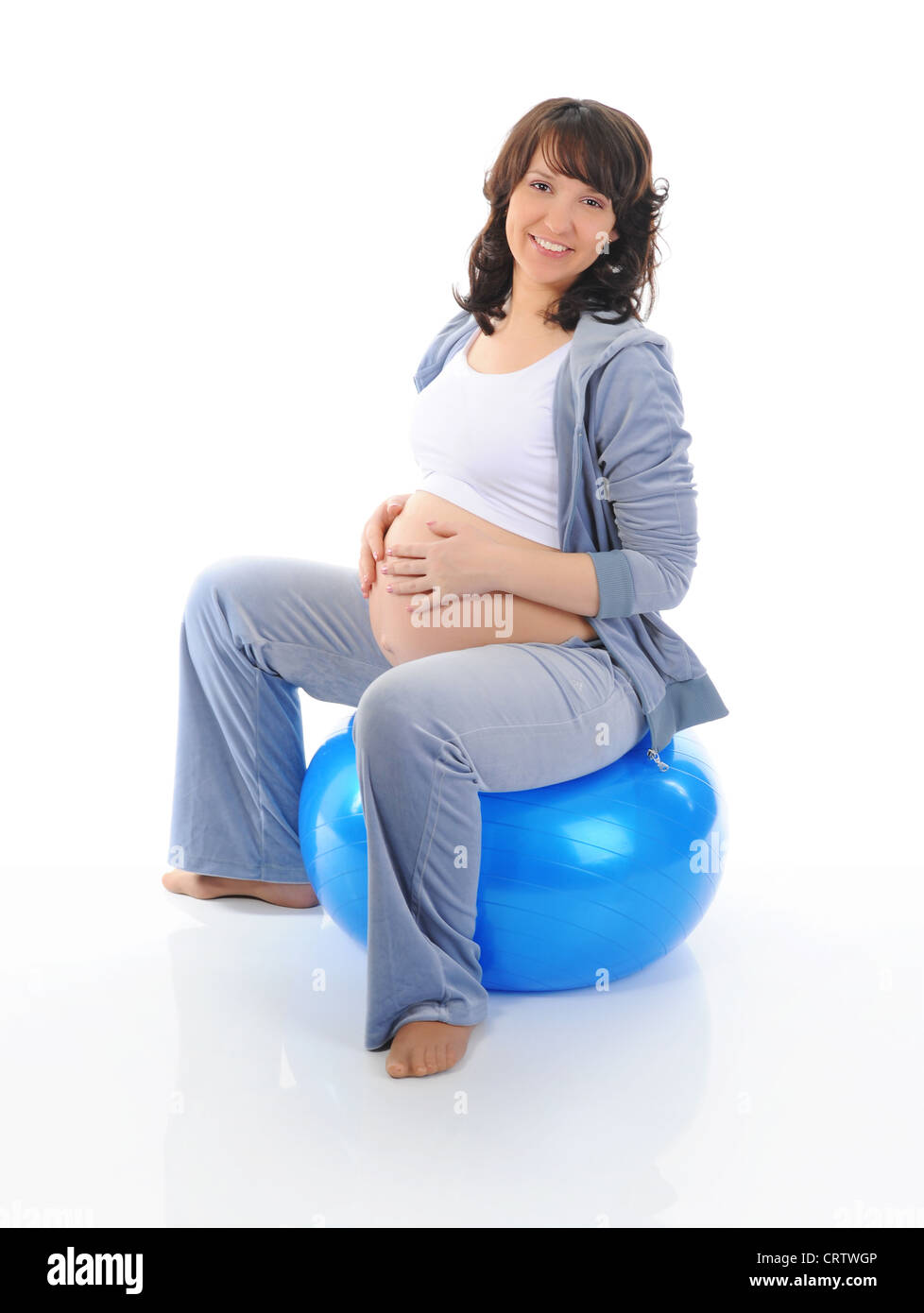 Beautiful pregnant woman Stock Photo