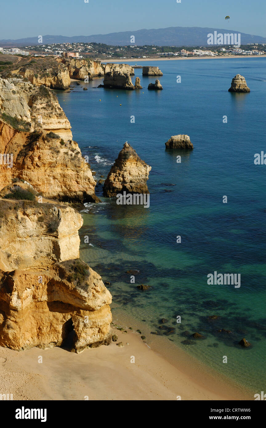 Portugal. Lagos. Dona Ana Beach (Praia Dona Ana). Algarve. Stock Photo