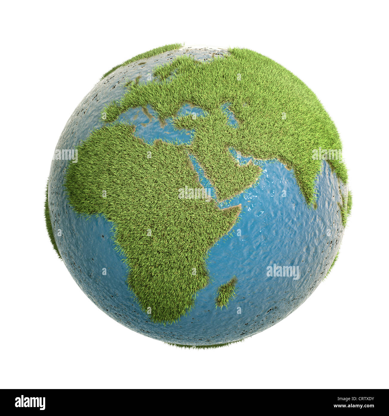 Grass covered Earth Stock Photo Alamy