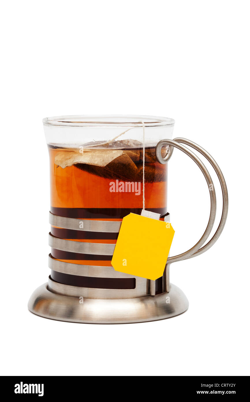 Tea in a glass Stock Photo Alamy