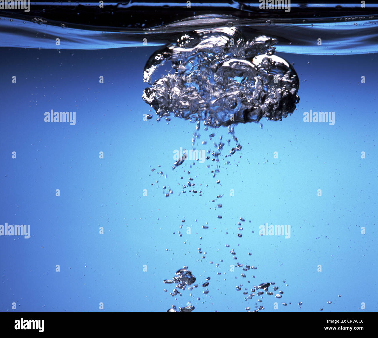 Air bubbles in water Stock Photo Alamy